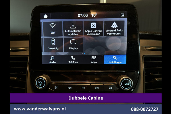 Ford Transit Custom 2.0 TDCI 131pk L2H1 Dubbele Cabine Euro6 Airco | 5-Zits | Camera | LED | 2800kg Trekhaak | Apple Carplay Cruisecontrol, Android Auto, Stoelverwarming, Verwarmde Voorruit, Parkeersensoren