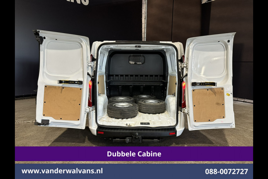 Ford Transit Custom 2.0 TDCI 131pk L2H1 Dubbele Cabine Euro6 Airco | 5-Zits | Camera | LED | 2800kg Trekhaak | Apple Carplay Cruisecontrol, Android Auto, Stoelverwarming, Verwarmde Voorruit, Parkeersensoren