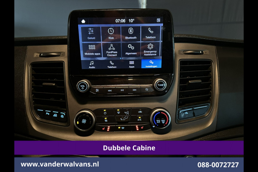 Ford Transit Custom 2.0 TDCI 131pk L2H1 Dubbele Cabine Euro6 Airco | 5-Zits | Camera | LED | 2800kg Trekhaak | Apple Carplay Cruisecontrol, Android Auto, Stoelverwarming, Verwarmde Voorruit, Parkeersensoren