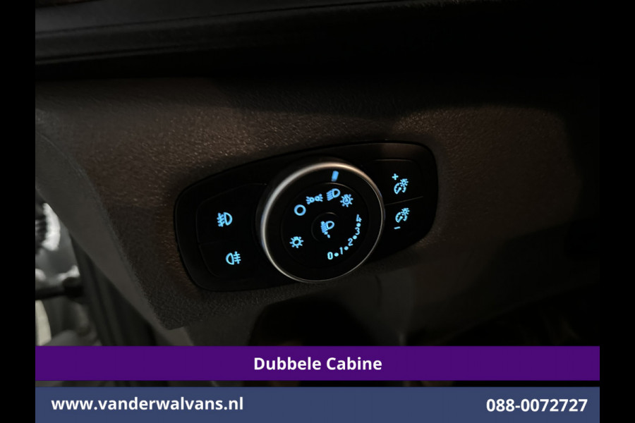 Ford Transit Custom 2.0 TDCI 131pk L2H1 Dubbele Cabine Euro6 Airco | 5-Zits | Camera | LED | 2800kg Trekhaak | Apple Carplay Cruisecontrol, Android Auto, Stoelverwarming, Verwarmde Voorruit, Parkeersensoren