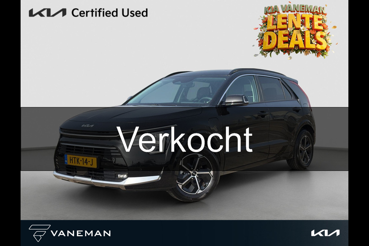 Kia Niro 1.6 GDi PHEV DynamicPlusLine | Automaat | Leder | Stoel- en Stuurverwarming | Adapt. Cruise | Schuif/Kanteldak | Elektr. Achterklep |