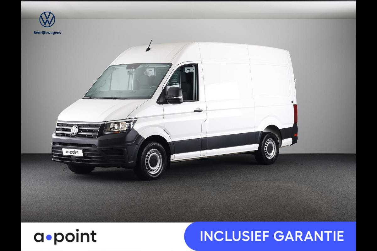 Volkswagen Crafter 35 2.0 TDI L3H2 140 PK | Navigatie via app | Bijrijdersbank | Airco | Side Assist | Inklapbare spiegels | Parkeersensoren voor en achter |
