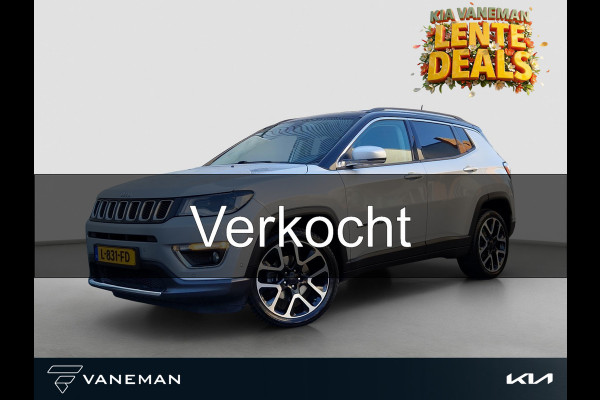 Jeep Compass 1.3T Limited Automaat | Trekhaak | BSD | DAB | Camera | Navi | Clima |