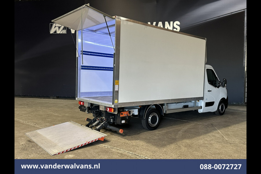 Renault Master 2.3 dCi 146pk **BPM VRIJ voor de ondernemer** Bakwagen 222cm Hoog Laadklep Euro6 Airco | Camera | Navigatie | LED Cruisecontrol, Bijrijdersbank