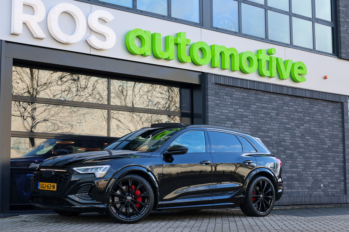 Audi Q8 e-tron S quattro SQ8 115 kWh | BTW | NAP | PANO | B&O | 360 | RS ZETELS | MATRIX | LUCHTVERING | MEMORY | KEYLESS |
