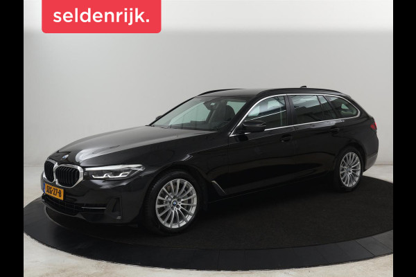 BMW 5 Serie 530e Executive | Leder | Trekhaak | Stoelverwarming | Live Cockpit | Carplay | Achterbankverwarming | Navigatie | Parkeerhulp |