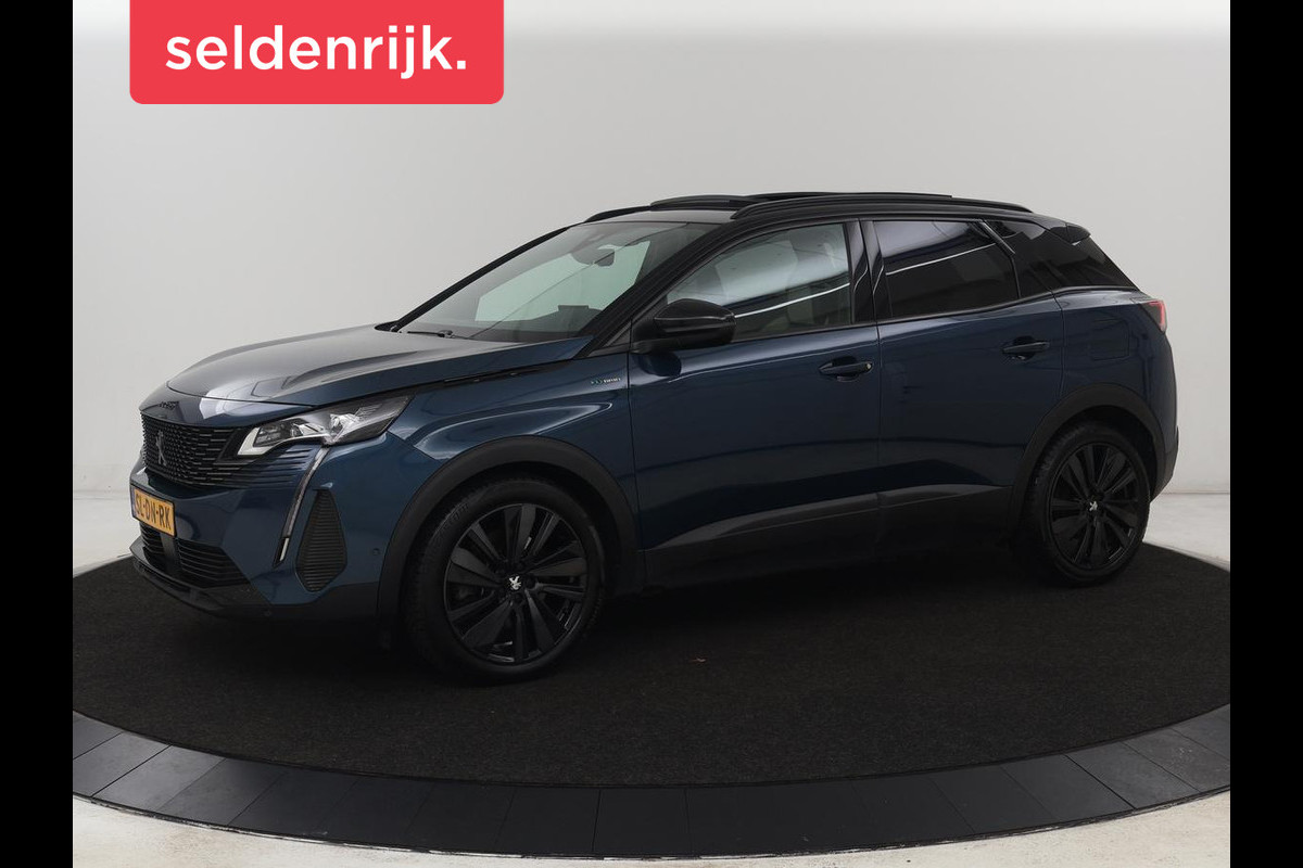 Peugeot 3008 1.6 HYbrid 225 GT Line | Panoramadak | Leder/Alcantara | Stoelverwarming | Camera | Carplay | Adaptive cruise | Navigatie | Keyless | Full LED | 19'' | Sfeerverlichting | PHEV | Plug In