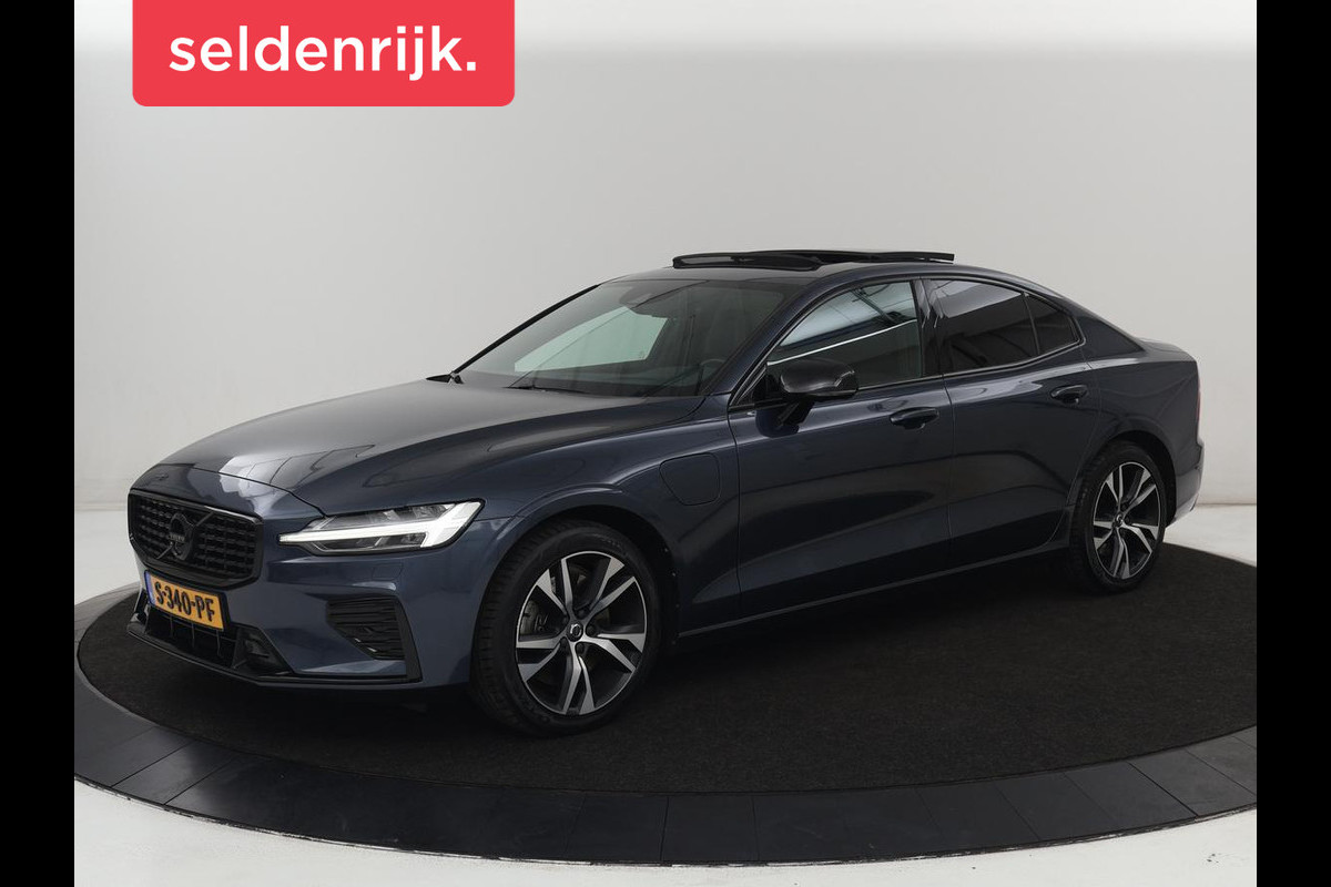 Volvo S60 2.0 Recharge T8 AWD R-Design | SOH 91% | Panoramadak | Stoelventilatie | Head-Up | Leder | 360 Camera | Massage | Adaptive cruise | Trekhaak | Achterbankverwarming | Carplay | Harman/Kardon | PHEV | Plug In