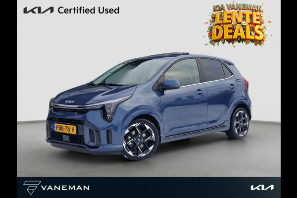 Kia Picanto 1.0 DPI GT-Line | Beschikbaarheid In Overleg | Open Dak | LED | Leder | PDC | Navi | Clima |