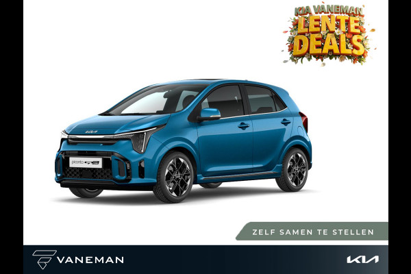 Kia Picanto 1.0 GDi GT-Line | Lichtmetalen velgen 16" | Zelf samenstellen