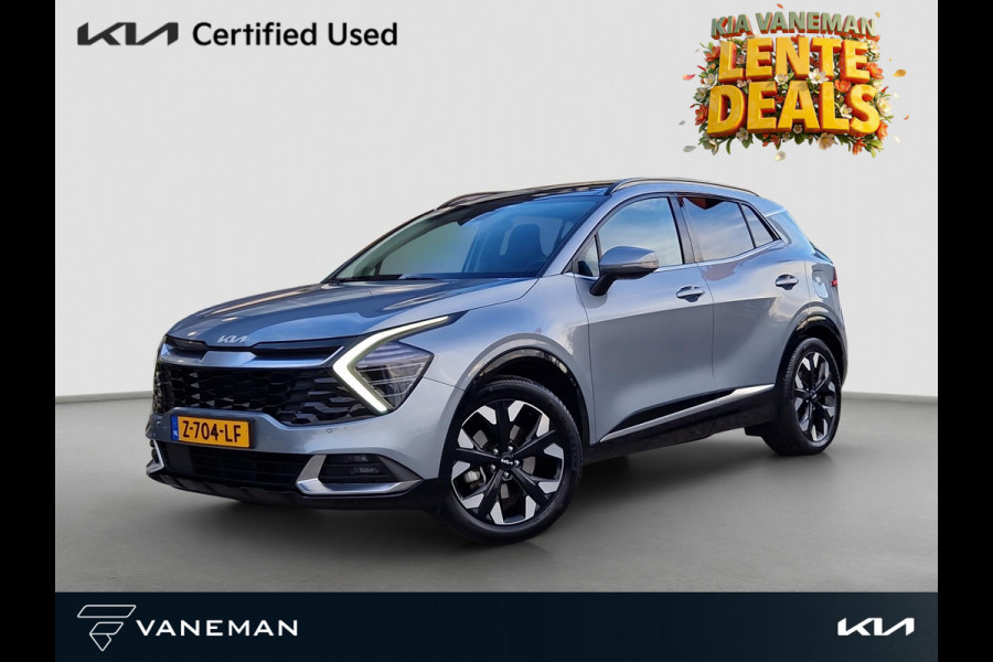 Kia Sportage 1.6 T-GDi Plug-in Hybrid AWD DynamicPlusLine | Mooie LMV | Adapt. Cruise | Elektr. Voorstoelen | Stoel- en Stuurverwarming | Pano Schuif/Kanteldak |