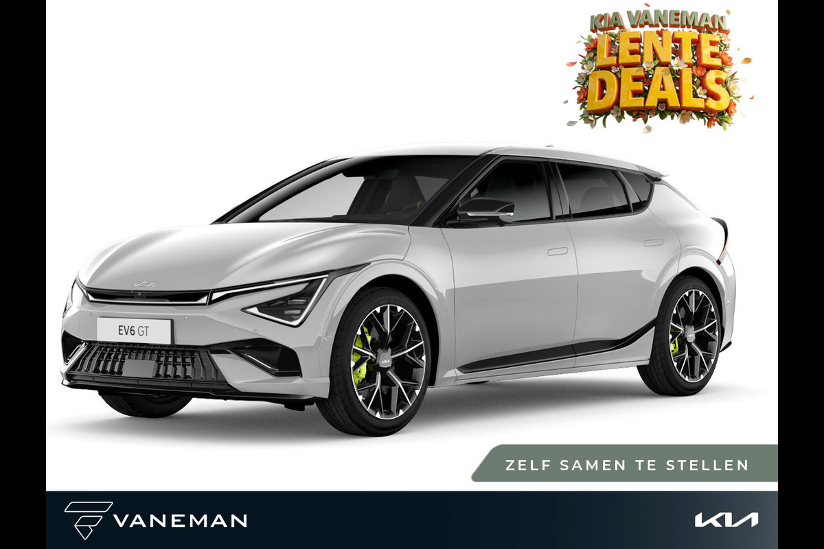 Kia Ev6 GT AWD 84 kWh | Lichtmetalen velgen 21" | Zelf samenstellen