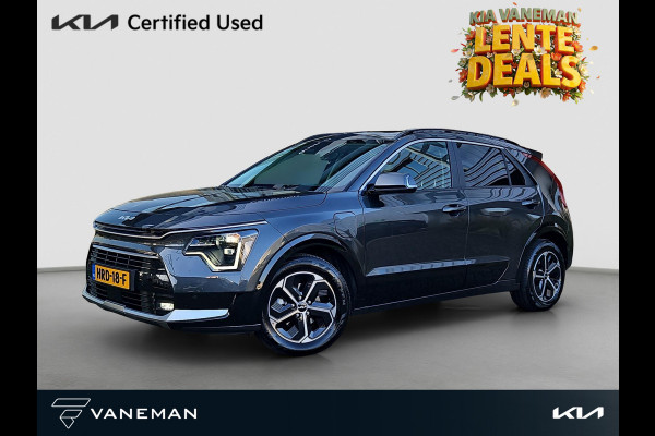 Kia Niro 1.6 GDi PHEV DynamicPlusLine | HUD | Leder | Stoel- en Stuurverwarming | Adapt. Cruise | Schuif/Kanteldak | Elektr. Achterklep |