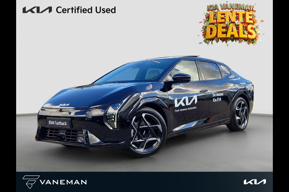 Kia EV4 Fastback GT-PlusLine 81.4 kWh | Dodehoekcamera | Stoelventilatie | Pano | 360 Camera | HUD |