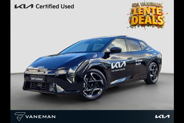 Kia EV4 Fastback GT-PlusLine 81.4 kWh | Dodehoekcamera | Stoelventilatie | Pano | 360 Camera | HUD |