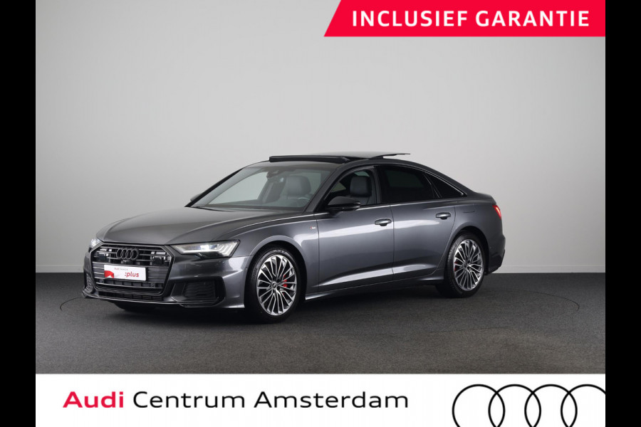 Audi A6 Limousine 55 TFSI e quattro Pro Line S Competition 367 pk S-tronic | Navigatie | Panoramadak | Parkeersensoren (Park assist) | Rondomzicht camera | B&O Soundsystem | Stoelverwarming | S-Line |