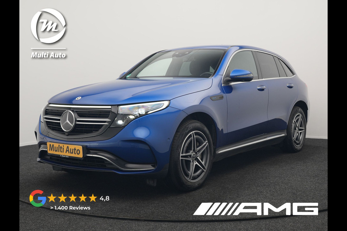 Mercedes-Benz EQC 400 4MATIC AMG Line 408pk INCL BTW | Trekhaak af Fabriek | Adaptive Cruise | 360 Camera | Multibeam LED | Standkachel | Sfeerverlichting | 19"L.M | Widescreen | Keyless | BLIS |