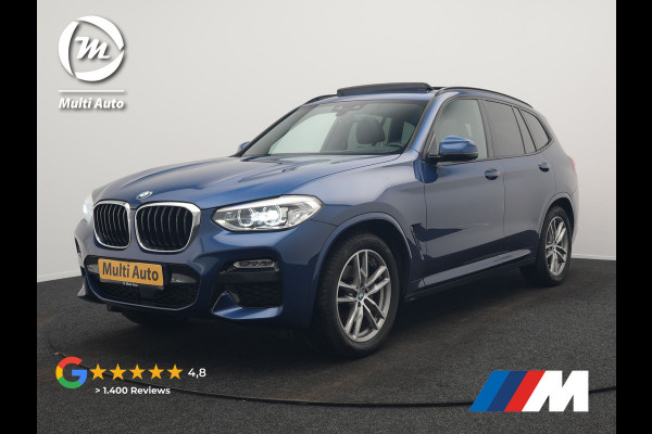 BMW X3 xDrive20i M Sport Shadow 184pk Dealer O.H | Trekhaak af Fabriek | Panodak | Adaptive Cruise | Sportstoelen Memory | Harman Kardon |  Head Up | 19"L.M | BLIS |