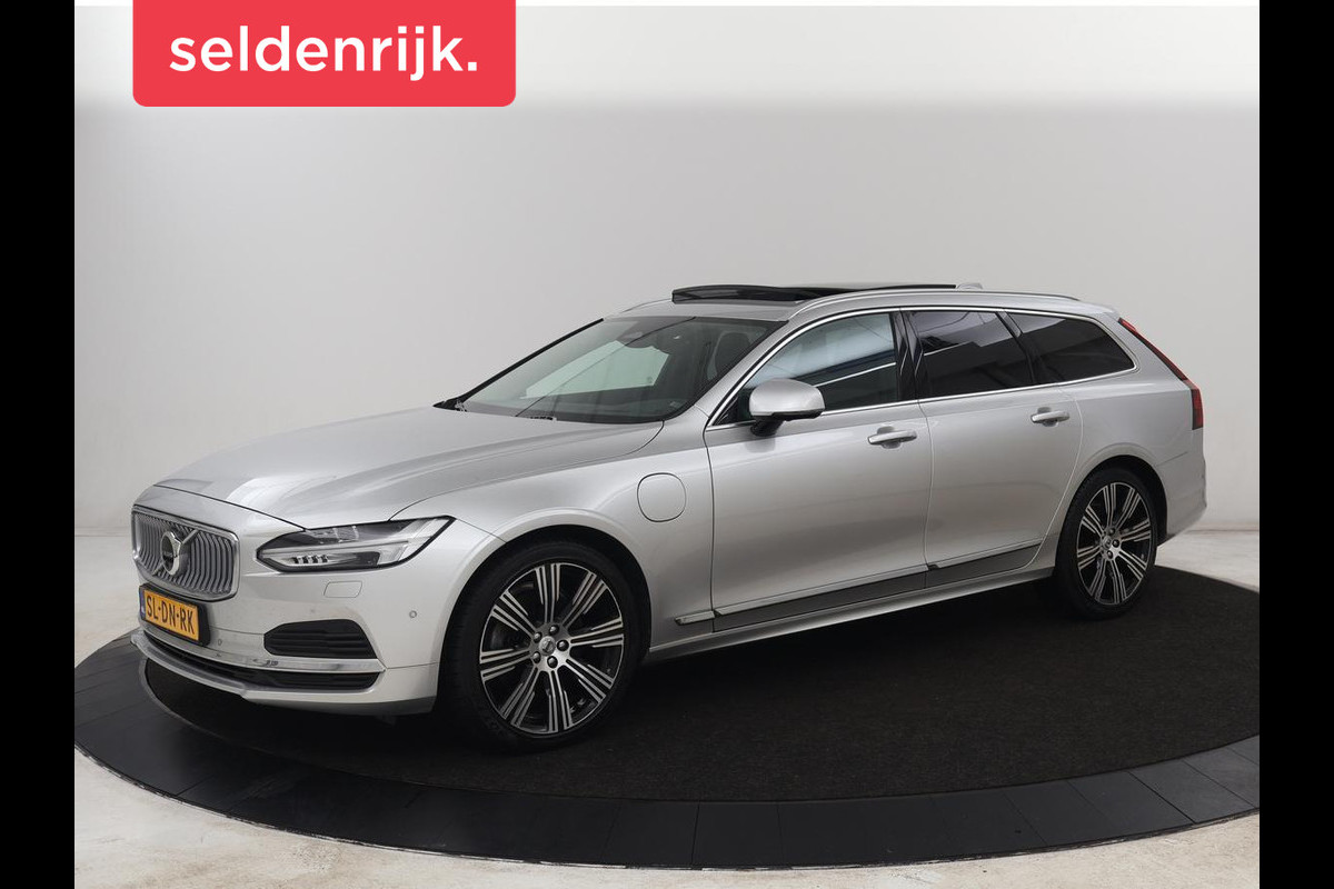 Volvo V90 2.0 T6 Plug In AWD Inscription | SOH 97% | Panoramadak | Head-Up | Leder | Harman/Kardon | 20'' | 360 Camera | Stoelverwarming | Keyless | Carplay | Full LED | Stuurverwarming | PHEV