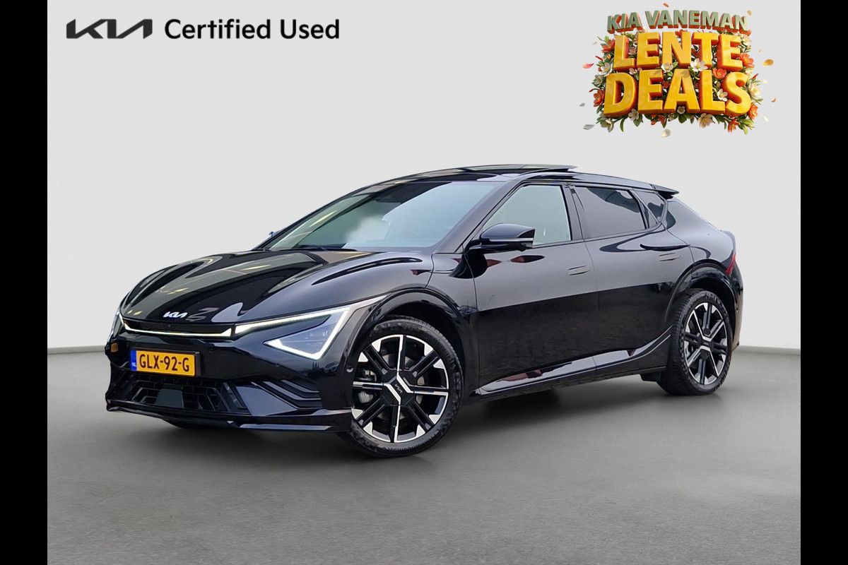 Kia Ev6 GT-Line 84 kWh | Direct Leverbaar! | Nieuw Model | Climate Control | Meridian Sound | Adaptive Cruise Control |