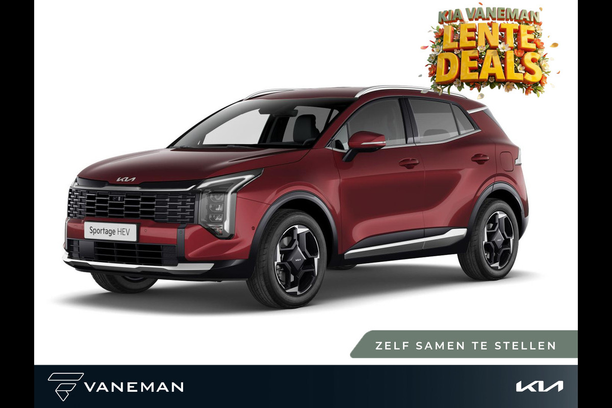 Kia Sportage 1.6 T-GDi Hybrid DynamicLine | Buitensp.elektr.verstel -verwarmb.+inklapbaar | Zelf samenstellen