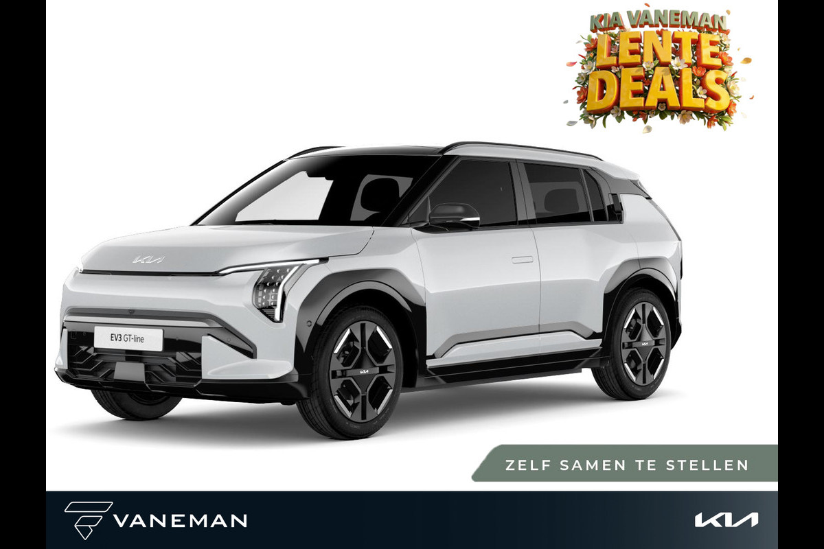 Kia EV3 GT-PlusLine 81.4 kWh | Elektrisch glazen schuif-/kanteldak | Zelf samenstellen