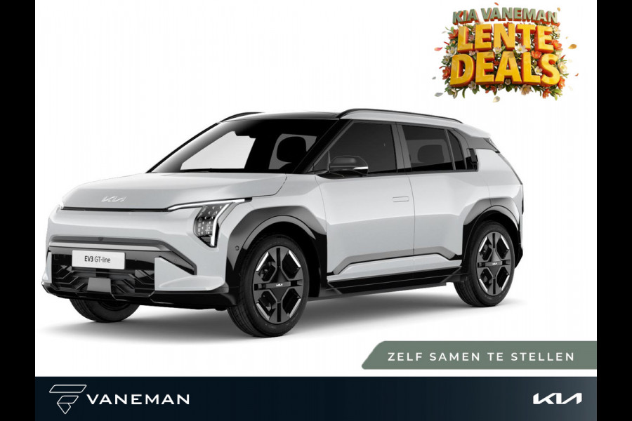 Kia EV3 GT-PlusLine 81.4 kWh | Elektrisch glazen schuif-/kanteldak | Zelf samenstellen