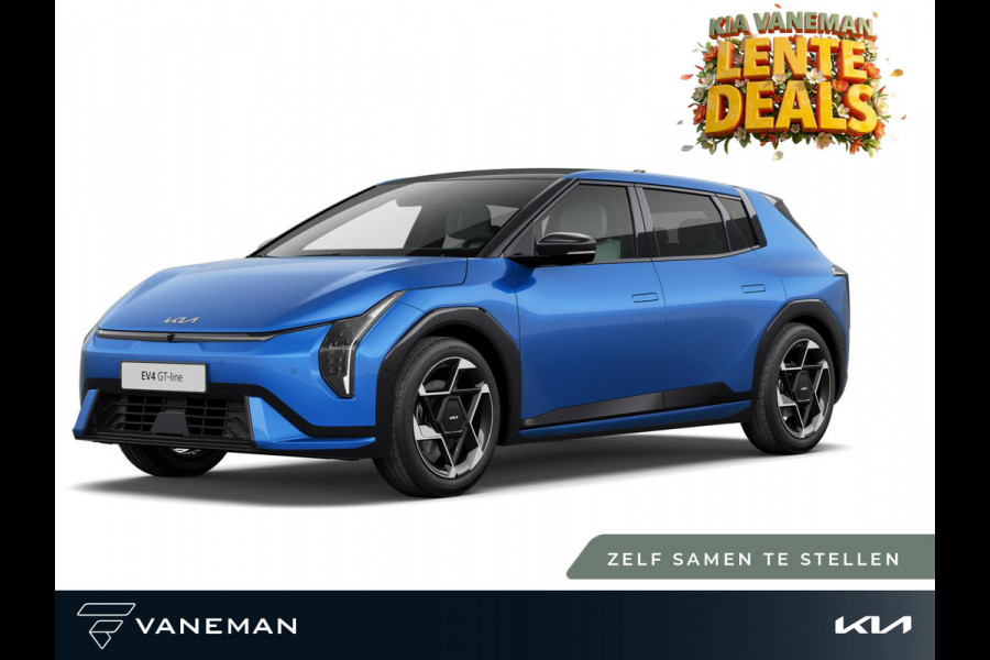 Kia EV4 GT-Line Business Edition 81.4 kWh | Cruise control adaptief met Stop&Go en stuurhulp | Zelf samenstellen