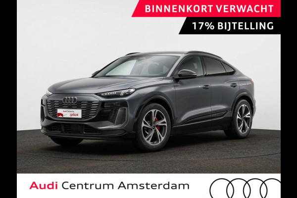 Audi Q6 Sportback e-tron S edition performance 100 kWh 306pk | Lederen bekleding | Trekhaak | Elektrisch verstelbare voorstoelen + geheugen | MMI Bijrijdersscherm | Verlengde garantie