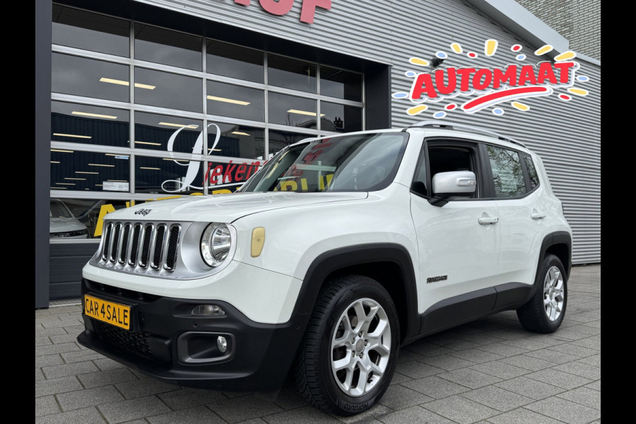 Jeep Renegade 1.4 MultiAir Limited - Automaat I Navigatie I Airco I Leer I Achteruitrij camera / PDC I Dealer onderhouden