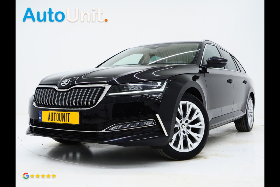 Škoda Superb Combi 1.4 TSI iV 218PK Style | Leder/Alcantara | Trekhaak | Massage | Camera | Adaptive Cruise | Keyless | Virtual | Memory | Carplay