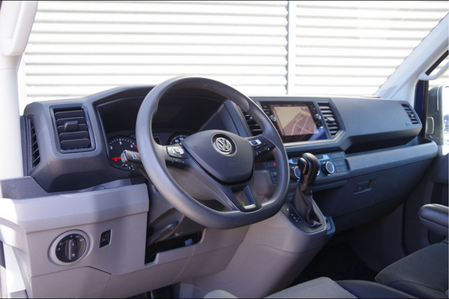 Volkswagen Crafter 35 2.0 TDI L3H2 3-ZITS, 140PK AUT. STANDKACHEL, GEV. ERGO COMFORT STOEL, CRUISE, NAVI, AIRCO
