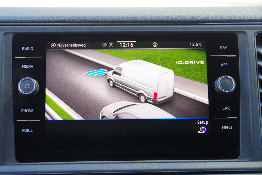 Volkswagen Crafter 35 2.0 TDI L3H2 3-ZITS, 140PK AUT. STANDKACHEL, GEV. ERGO COMFORT STOEL, CRUISE, NAVI, AIRCO