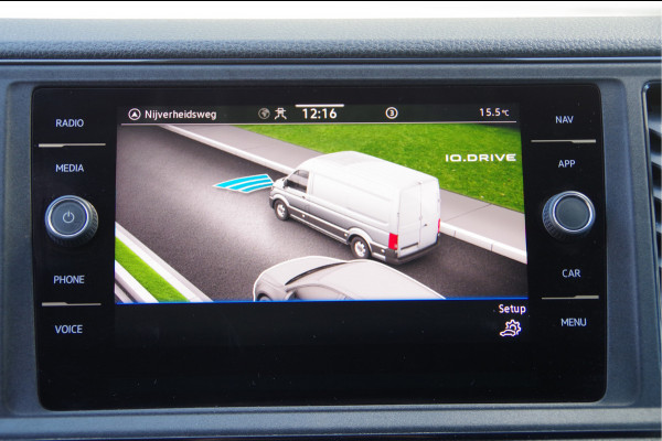 Volkswagen Crafter 35 2.0 TDI L3H2 3-ZITS, 140PK AUT. STANDKACHEL, GEV. ERGO COMFORT STOEL, CRUISE, NAVI, AIRCO