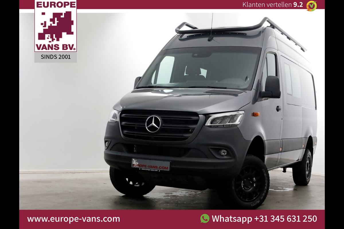 Mercedes-Benz Sprinter 419 CDI 190pk L2H2 4x4 A4M 9G Automaat ACC/LED/Draaistoelen/360° Camera NIEUW 06-2024