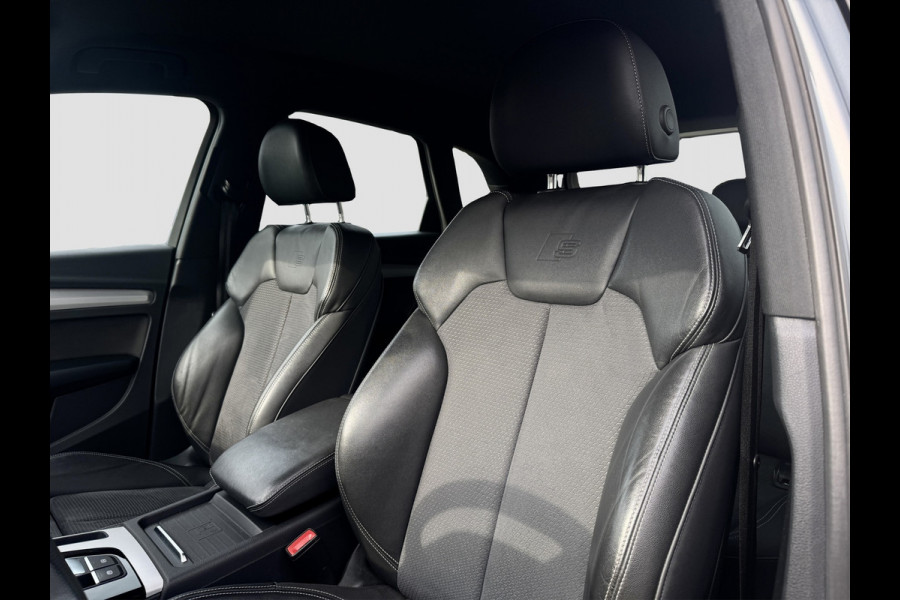 Audi Q5 50 TFSI e S-line | SOH 99%| Trekhaak | Sfeer | Matrix | Camera | ACC | Keyless | Carplay | Dodehoek | Virtua