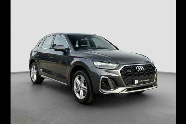 Audi Q5 50 TFSI e S-line | SOH 99%| Trekhaak | Sfeer | Matrix | Camera | ACC | Keyless | Carplay | Dodehoek | Virtua