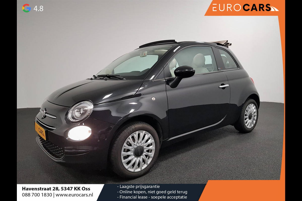 Fiat 500C 1.0 Hybrid Lounge + | Navigatie | Climate Control | Cruise Control | DAB | Parkeer Sensoren | Lichtmetalen velgen
