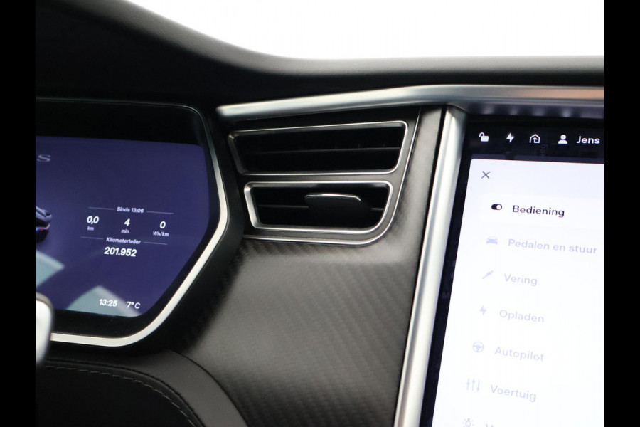 Tesla Model S 100D PERFORMANCE P100D 612 PK + 21 INCH | AUTOPILOT | CARBON | SCHUIFDAK| LUCHTVERING