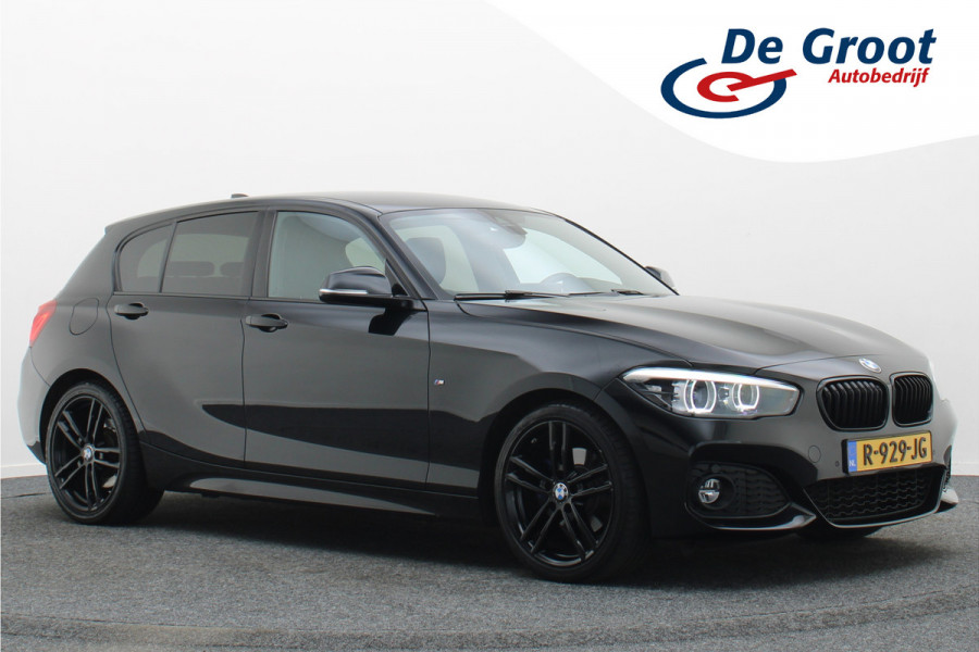 BMW 1-serie 120i Edition Sport Line Shadow High Executive Leer, H&K, Camera, Keyless, Cruise, Standkachel, Bluetooth, PDC, DAB, 18''