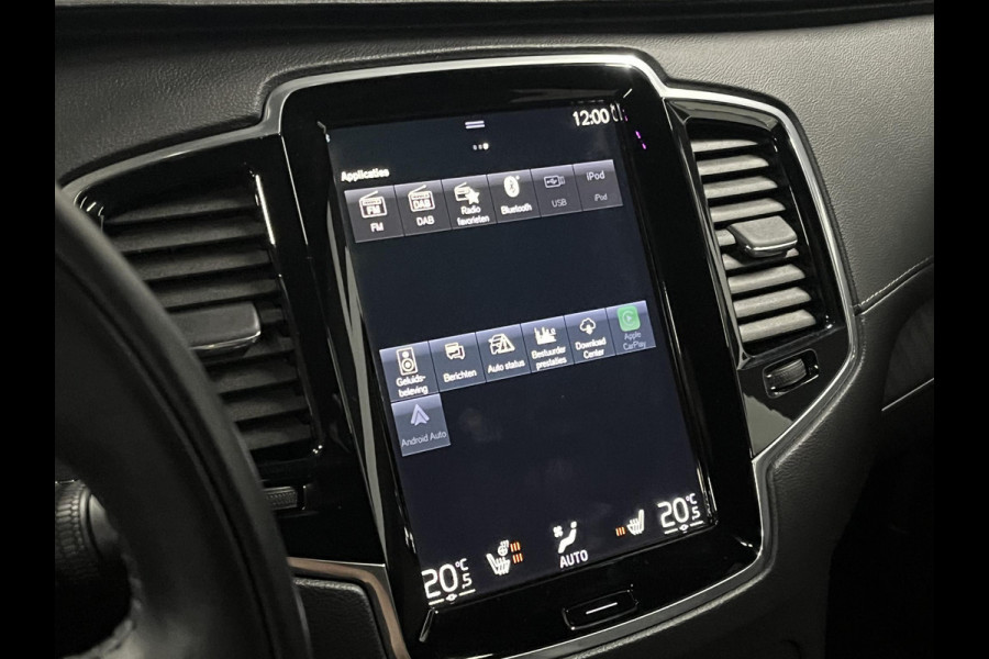 Volvo XC90 2.0 T8 Recharge AWD Inscription Luchtvering | Trekhaak | Bowers & Wilkins | Adapt. Cruise | Open dak | Stuur-/stoelverwarming | Head-up | Memory