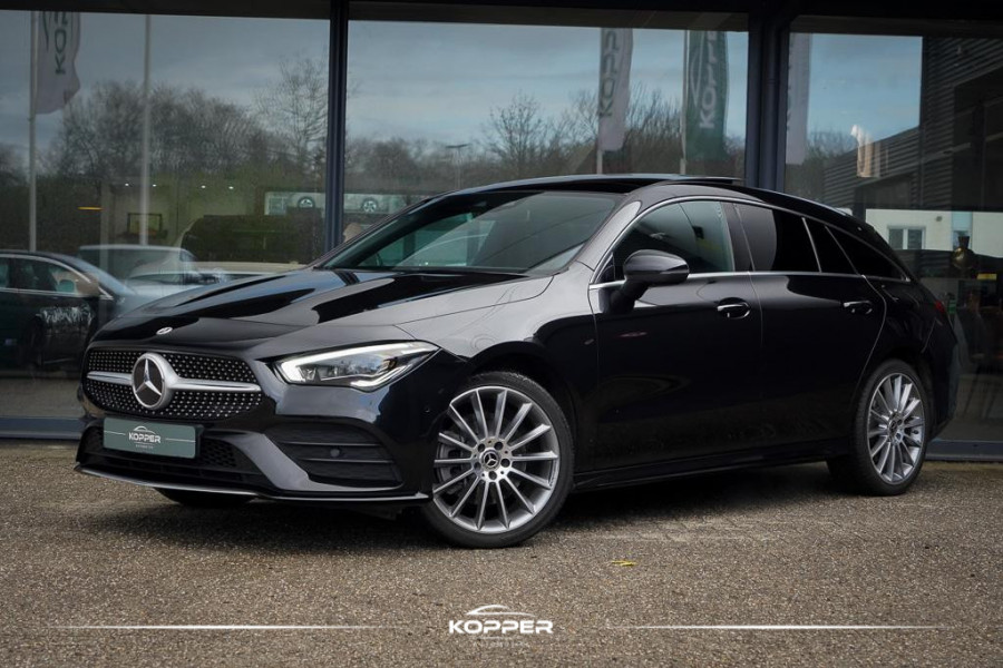 Mercedes-Benz CLA-Klasse 250e AMG Line / Pano / Sfeerverlichting / SOH 96,1 / Stoelverwarming+Ventilatie / Leder / HUD