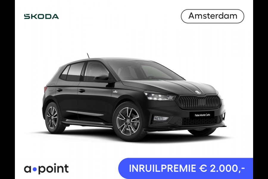 Škoda Fabia Monte Carlo 1.0 TSI 95 pk 5 versn. Hand | Verwarmbare voorstoelen | Travel Assist | Hill Hold