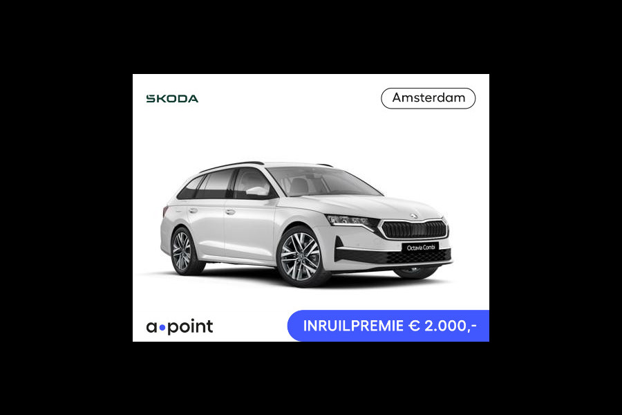 Škoda Octavia Combi Business Edition Plus m-HEV 1.5 TSI 115 pk 7 versn. DSG | Winter pakket | Lichtmetalen velgen 18 inch Lerna Antraciet