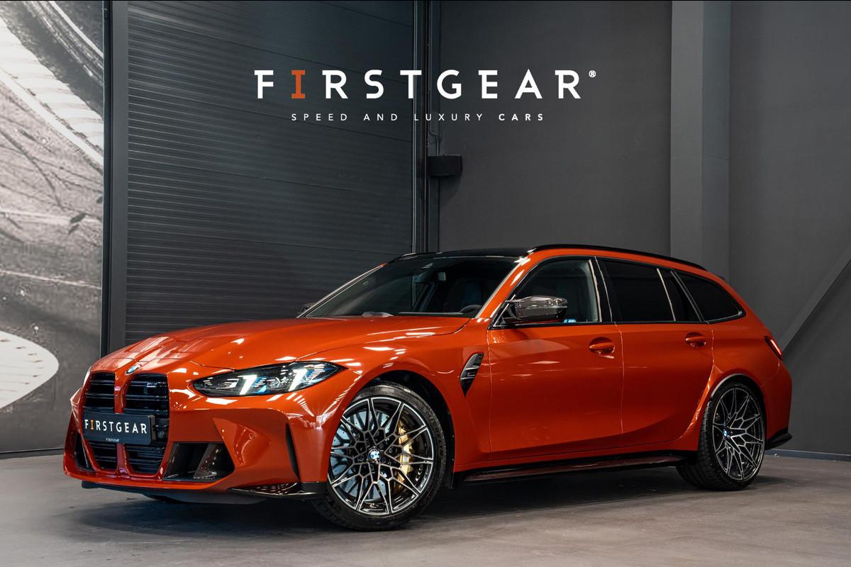 BMW M3 Touring 3-serie xDrive Competition *Sonderlackierung / M-Track Pack / Keramisch / Kuipstoelen / Harman Kardon / Carbon in & exterieur*