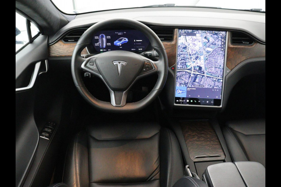 Tesla Model S 100D | SOH 90% | Panoramadak | Leder | Autopilot | Stoelverwarming | Camera | Keyless | Full LED | Navigatie | Climate control | 19'' lichtmetalen velgen