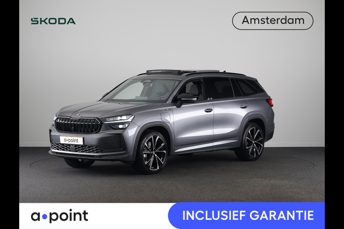 Škoda Kodiaq 1.5 TSI PHEV Sportline Business 204pk | 20 inch | Trekhaak | Panoramadak | Winter pakket |  Blind Spot | Adaptive Cruise | Stoelverwarming | Camera | Light & View