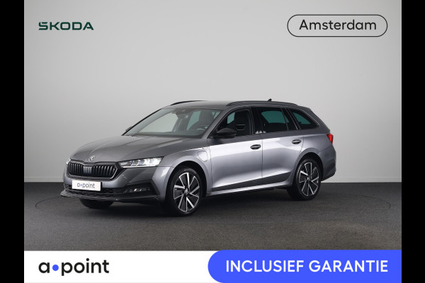 Škoda Octavia Combi 1.4 TSI iV PHEV Sportline Business 204 pk Automaat (DSG) | Verlengde garantie | Navigatie | Parkeersensoren | Adaptieve cruise control | Stoelverwarming |