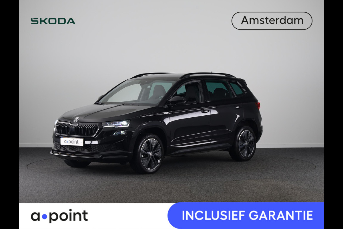Škoda Karoq 1.5 TSI ACT Sportline Business 150 pk Automaat (DSG) | Verlengde garantie | Navigatie via App | Parkeersensoren | Achteruitrijcamera | Adaptieve cruise control | Stoelverwarming |