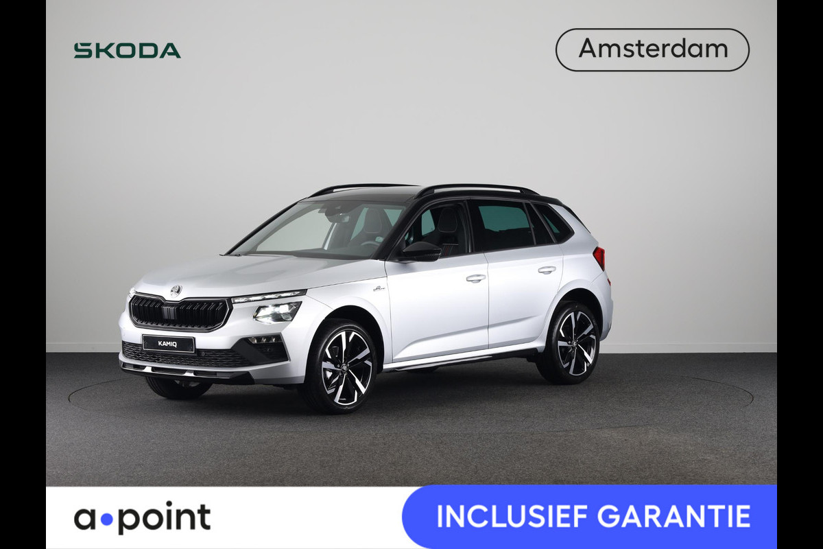 Škoda Kamiq Monte Carlo 1.0 TSI 115 pk 7 versn. DSG | Navigatie Pakket | Travel Assist Plus | Wegklapbare trekhaak | Winter Pakket | Charging | 18 inch lichtmetalen velgen